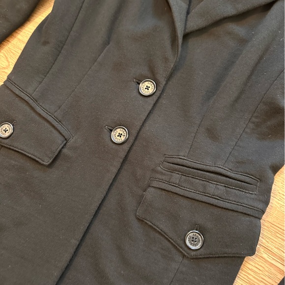 A|X Armani Exchange Black Knit Blazer Size Small - Picture 2 of 7